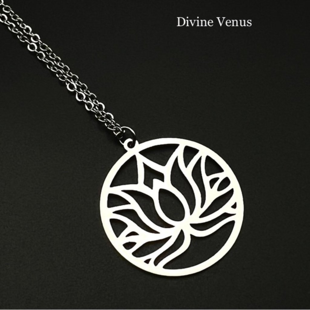 Lotus Imani Necklace | Stainless Steel Jewelry